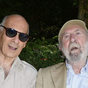 Guy Marchand et Jean-Pierre Marielle - 19ème édition de "La Forêt des livres" à Chanceaux-près-Loches, le 31 août 2014. 
