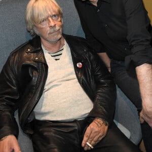 Exclusif - Le chanteur Renaud (Renaud Séchan) et Dave - People au concert de Dave à Bobino à Paris le 18 novembre 2019. © Coadic Guirec/Bestimage (No Web - pour suisse et Belgique)