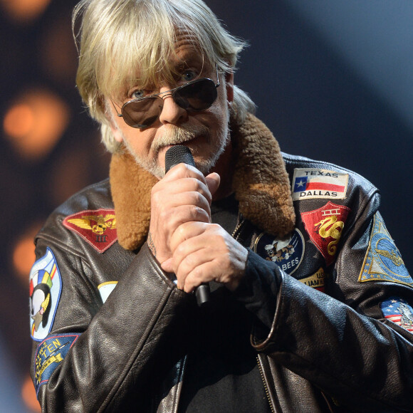 Le chanteur Renaud (Renaud Séchan) (Prix spécial de la Sacem) - Grand Prix Sacem 2018 à la salle Pleyel à Paris présenté par V. Dedienne, le 10 décembre 2018. © Veeren/Bestimage 