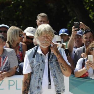 Le chanteur Renaud - Tournoi de pétanque Grand Prix des Personnalités d 'Isle sur la Sorgue dans le Vaucluse (84) le 24 juin 2017 © Eric Etten / Bestoimage