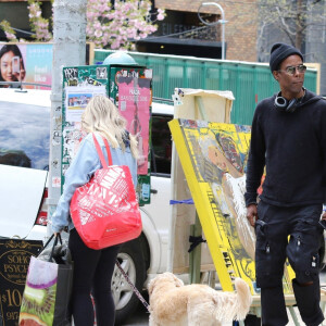 Exclusif - Chris Rock se promène à New York, le 24 avril 2022.