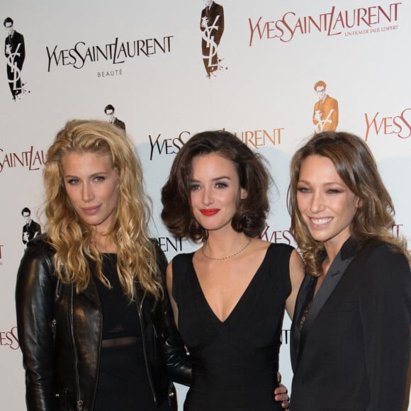 Marie De Villepin, Charlotte Le Bon et Laura Smet - Avant-premiere du film biopic "Yves Saint Laurent" a l'UGC Normandie a Paris, le 19 decembre 2013.