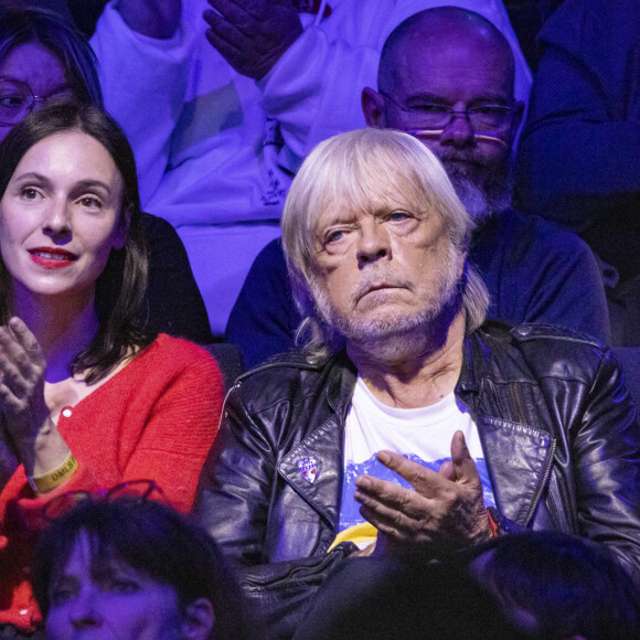 Renaud et sa fille Lolita Séchan - Enregistrement de l'émission "Joyeux anniversaire Renaud" au Dôme de Paris, diffusée le 10 mai sur France 2 © Cyril Moreau / Bestimage