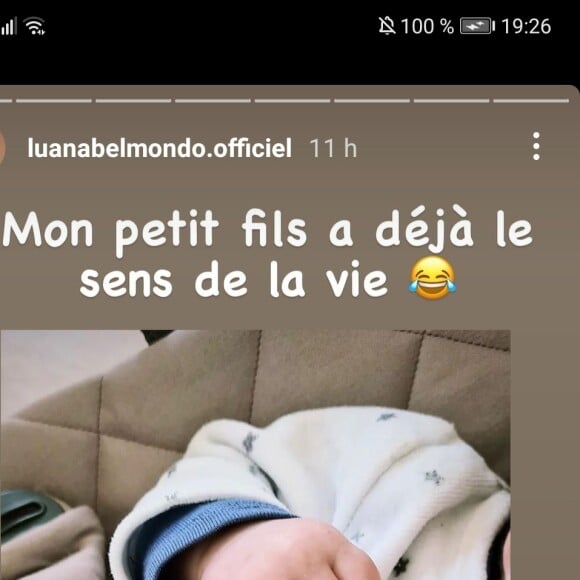 Luana Belmondo est folle de son petit-fils Vahé. @ Instagram / Luana Belmondo