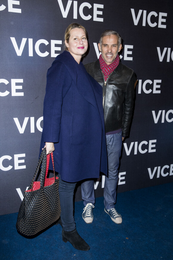 Paul Belmondo et Luana lors de la première du film "Vice" à Paris le 7 février 2019. © Olivier Borde / Bestimage  Premiere of the movie Vice in Paris on february 7th 2019 