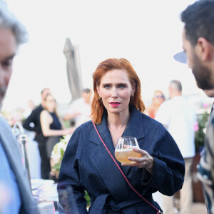 Exclusif - Audrey Fleurot à la soirée de réouverture du Rooftop de l'hôtel The Peninsula Paris le 10 mai 2022. © Rachid Bellak / Bestimage 