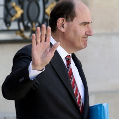 Jean Castex, Premier ministre à la sortie du dernier conseil des ministres, au palais de l'Elysée, Paris, le 11 mai 2022