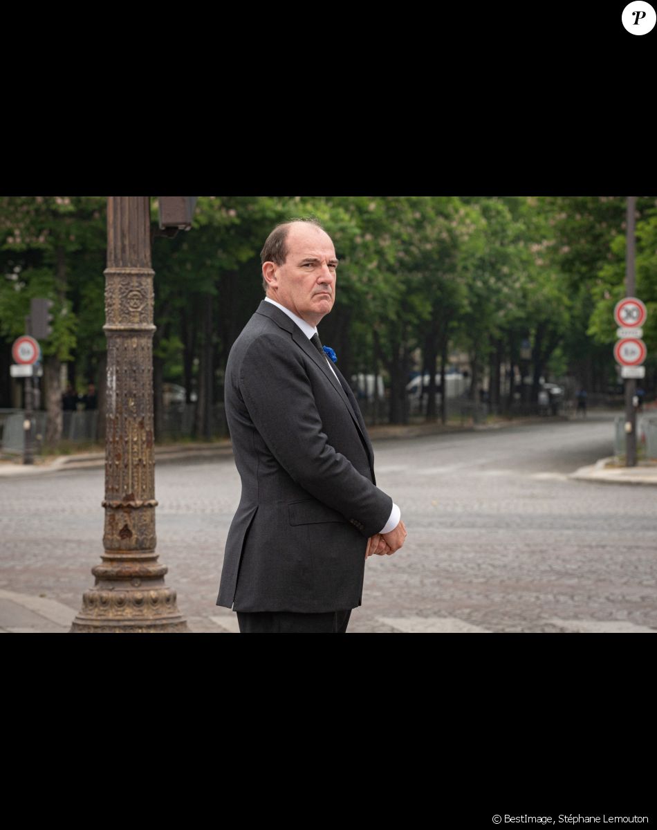 Jean Castex, Premier ministre à la sortie du dernier conseil des ministres, au palais de l'Elysée, Paris, le 11 mai 2022