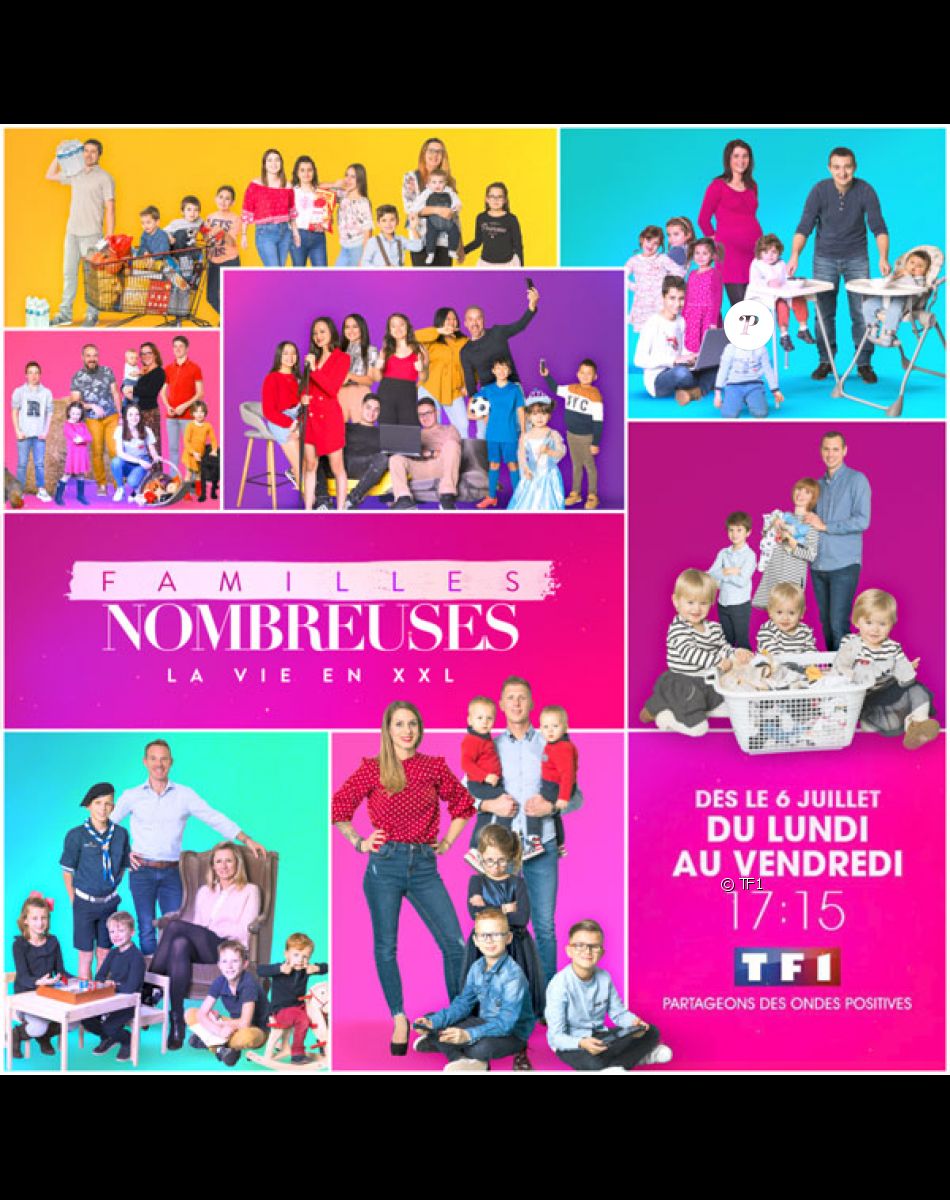 "Familles nombreuses, la vie en XXL" sur TF1.