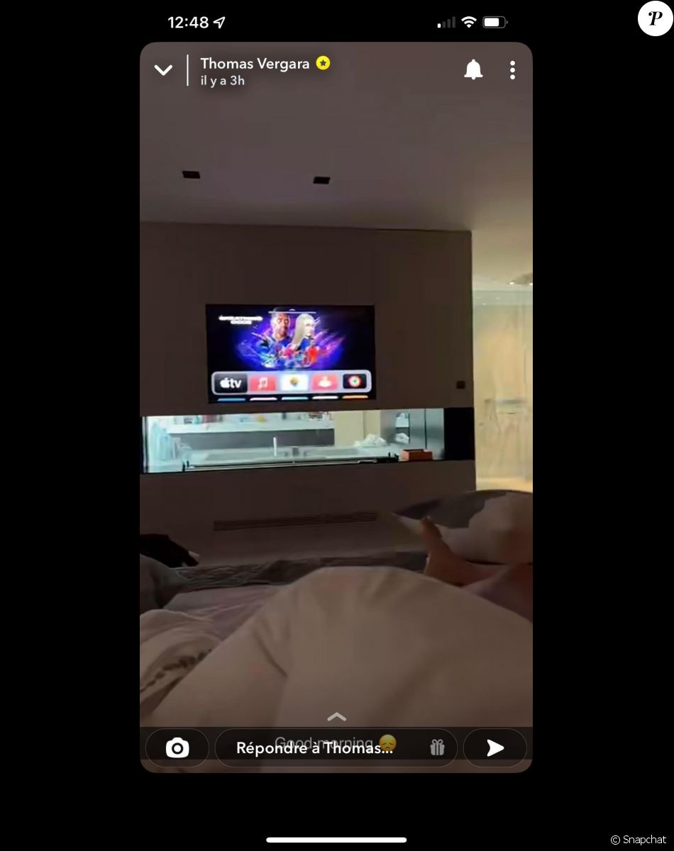Nabilla alitée ? Thomas dévoile de nouvelles images sur Snapchat le 14 mai 2022