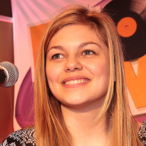 Louane - Exclusif - Show case 'The Voice' au Furet du Nord organise par la radio Mona fm a Lille le 29 avril 2013. Olympe, Louane et Nuno sont en quart de finale de l'emission 'The Voice 2: la plus belle voix'.