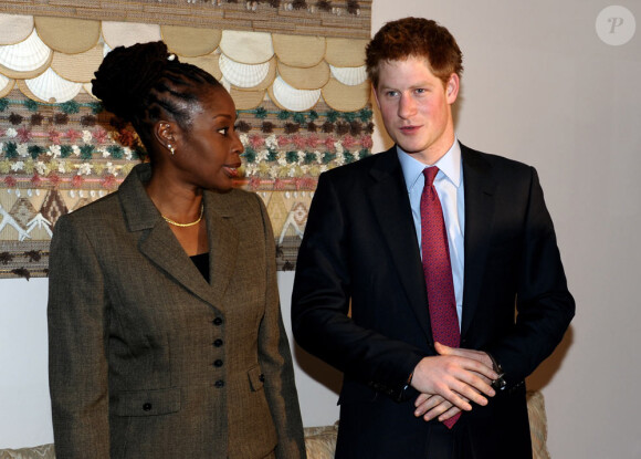 Prince Harrry accuelli à la Barbade (29 janvier 2010)