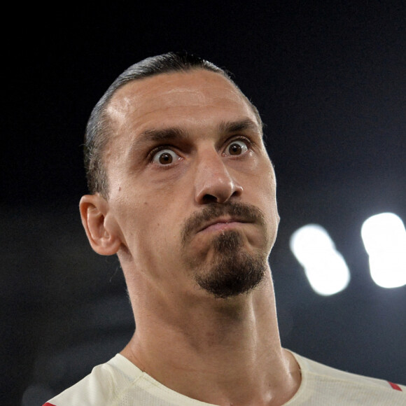 Zlatan Ibrahimovic - Serie A - As Rome vs Milan AC à Rome le 31 octobre 2021. © Antonietta Baldassarre/Panoramic/Bestimage