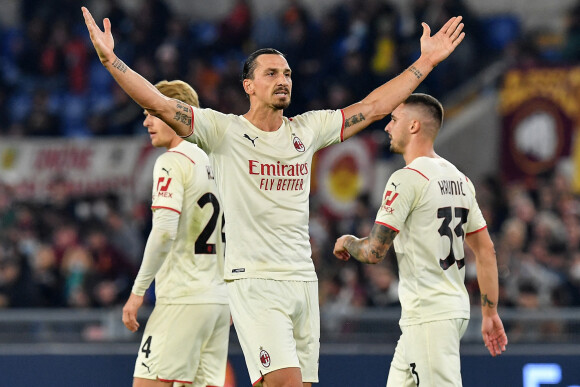 Zlatan Ibrahimovic - Serie A - As Rome vs Milan AC à Rome. © Image Sport /Panoramic/Bestimage