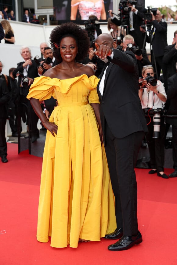 Viola Davis et son mari Julius Tennon - Montée des marches du film " Top Gun : Maverick " lors du 75ème Festival International du Film de Cannes. Le 18 mai 2022 © Cyril Moreau / Bestimage 