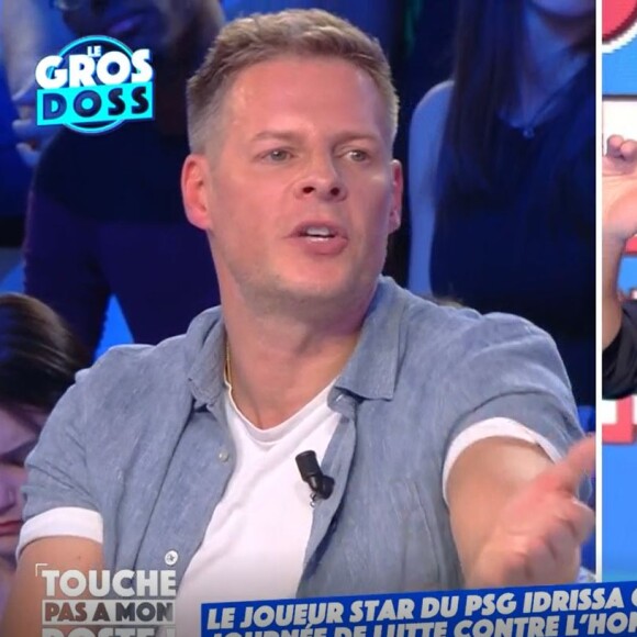 Vif échange entre Matthieu Delormeau et Gilles Verdez dans "Touche pas à mon poste", le 18 mai 2022, sur C8