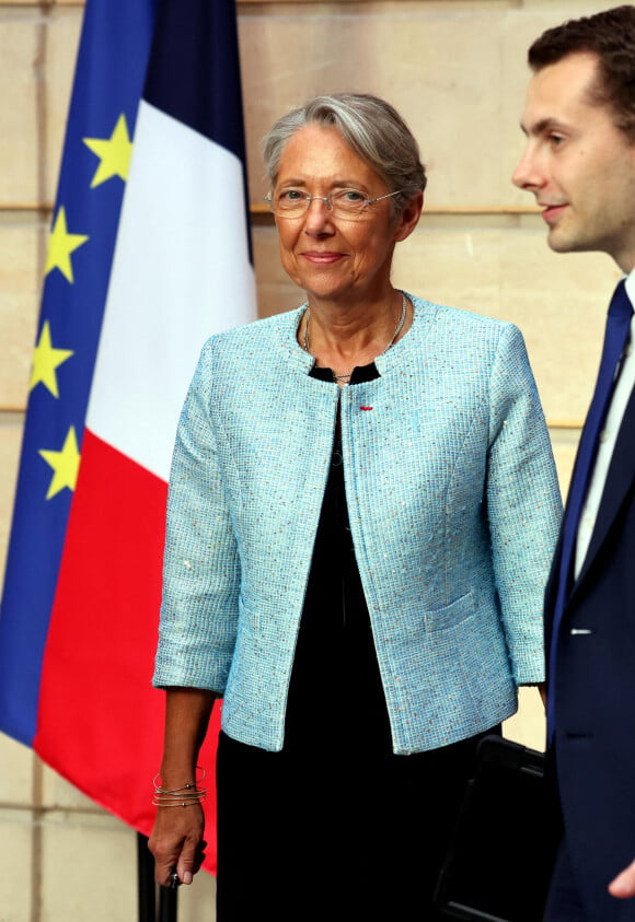 Elisabeth Borne - Cérémonie d'investiture du président de la République, Emmanuel Macron au Palais de l'Elysée à Paris le 7 Mai 2022, suite à sa réélection le 24 avril dernier