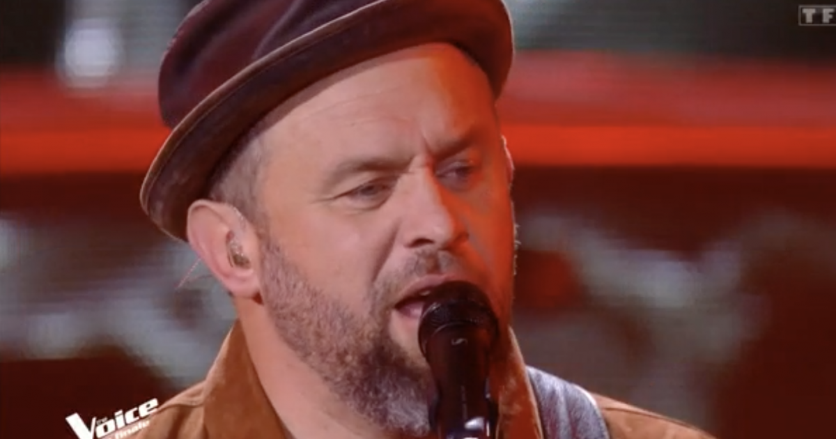 Mister Mat (équipe de Vianney) lors de la finale de The Voice ...