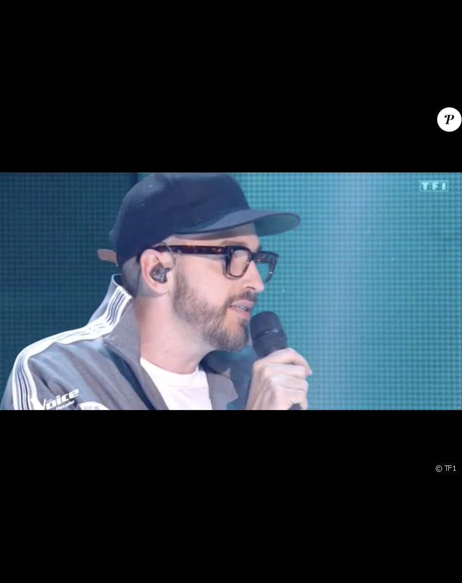 Caroline (équipe de Marc Lavoine) chante avec Christophe Willem lors de la finale de "The Voice" - Émission du 21 mai 2022, TF1