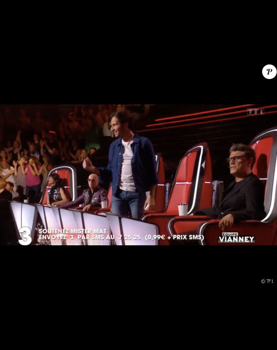 Les coachs Nolwenn Leroy, Florent Pagny, Amel Bent, Vianney et Marc Lavoine lors de la finale de "The Voice" - Émission du 21 mai 2022, TF1