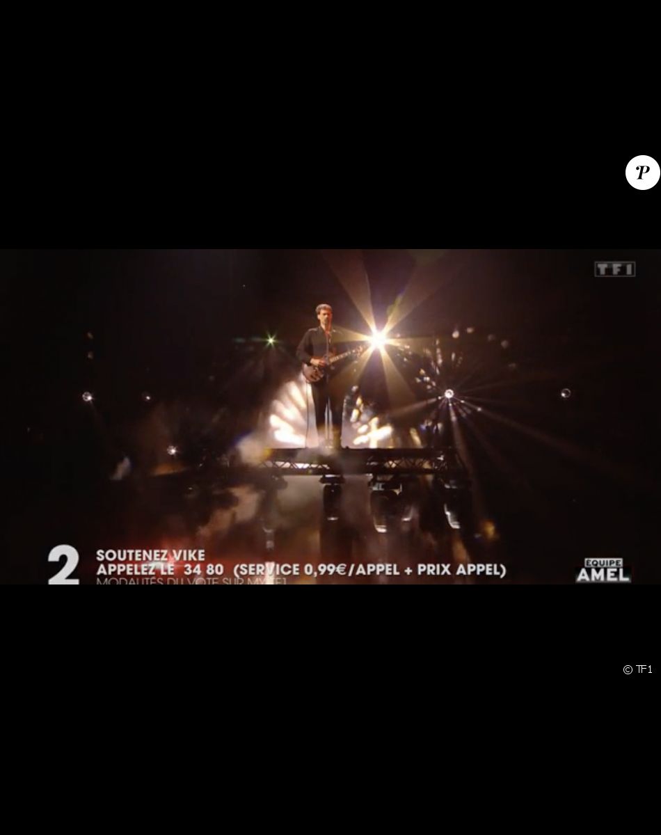 Vike (équipe d'Amel Bent) lors de la finale de "The Voice" - Émission du 21 mai 2022, TF1