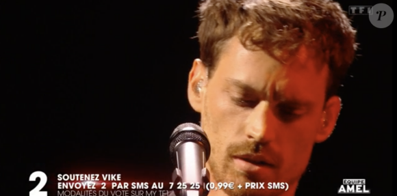 Vike (équipe d'Amel Bent) lors de la finale de "The Voice" - Émission du 21 mai 2022, TF1