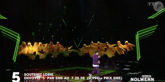 Loris (équipe de Nolwenn Leroy) lors de la finale de "The Voice" - Émission du 21 mai 2022, TF1