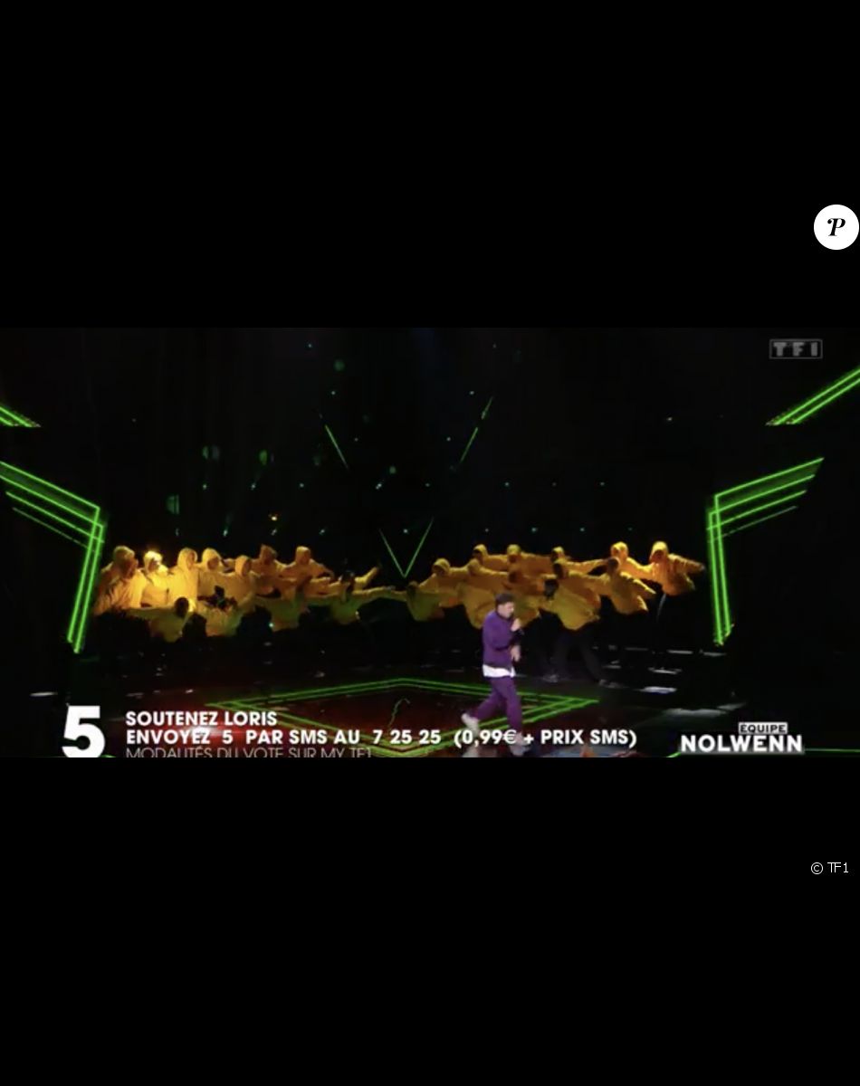 Loris (équipe de Nolwenn Leroy) lors de la finale de "The Voice" - Émission du 21 mai 2022, TF1