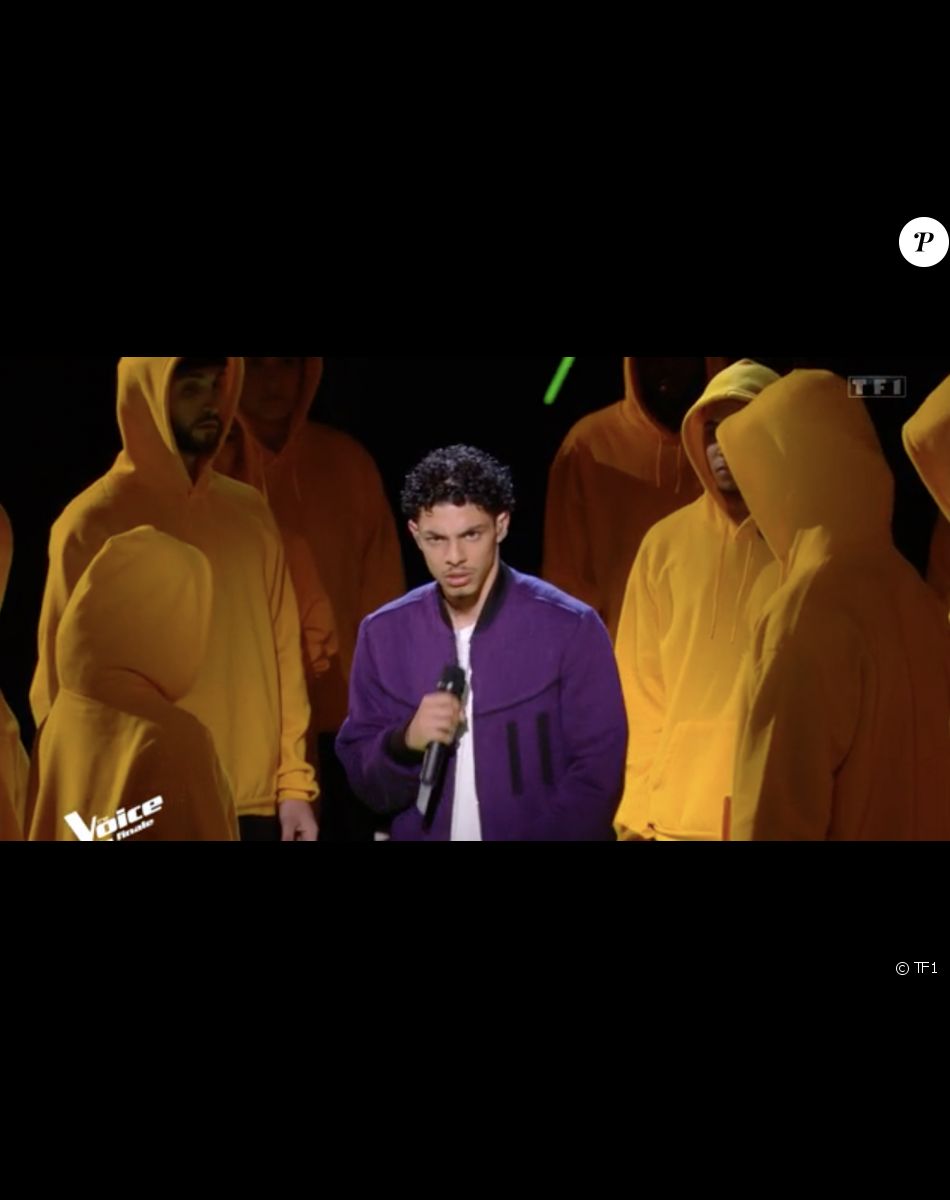 Loris (équipe de Nolwenn Leroy) lors de la finale de "The Voice" - Émission du 21 mai 2022, TF1