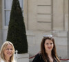 Marlène Schiappa, ministre déléguée auprès du ministre de l'Intérieur, chargée de la Citoyenneté arrive au palais présidentiel de l'Élysée, à Paris, le 7 mai 2022, pour assister à la cérémonie d'investiture d'Emmanuel Macron comme président français, suite à sa réélection le 24 avril dernier © Stéphane Lemouton/Bestimage