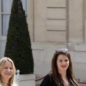 Marlène Schiappa, ministre déléguée auprès du ministre de l'Intérieur, chargée de la Citoyenneté arrive au palais présidentiel de l'Élysée, à Paris, le 7 mai 2022, pour assister à la cérémonie d'investiture d'Emmanuel Macron comme président français, suite à sa réélection le 24 avril dernier © Stéphane Lemouton/Bestimage