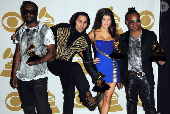 Les Black Eyed Peas, lauréats lors des Grammy Awards le 31 janvier 2010