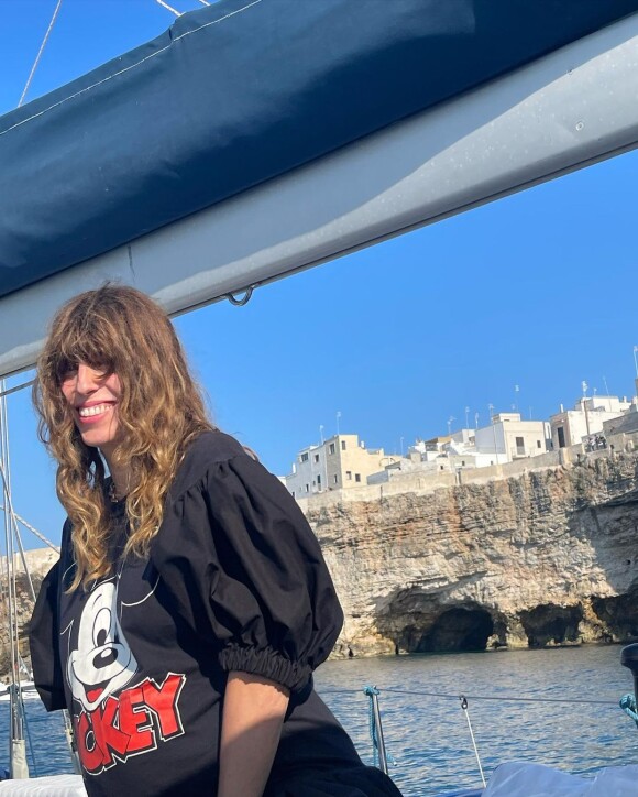 Lou Doillon en vacances à Rome quelques jours avant son accouchement. @ Instagram / Lou Doillon