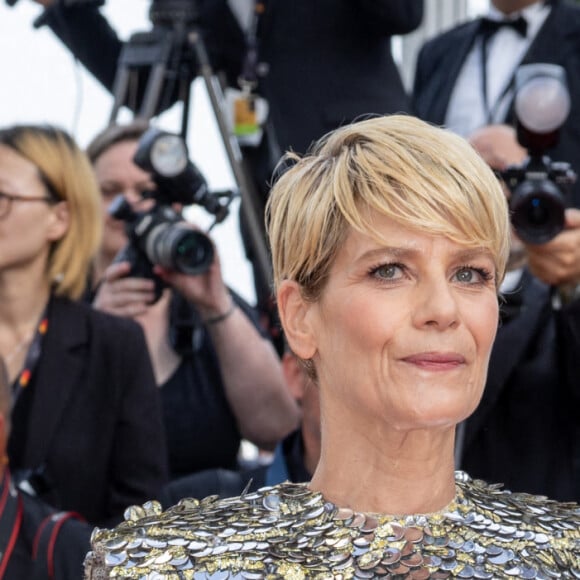 Marina Fois, guest - Montée des marches du film " Broker (Les bonnes étoiles) " lors du 75ème Festival International du Film de Cannes. Le 26 mai 2022 © Olivier Borde / Bestimage