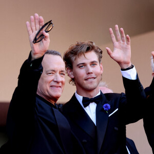 Tom Hanks, Austin Butler - Montée des marches du film " Elvis " lors du 75ème Festival International du Film de Cannes. Le 25 mai 2022 © Dominique Jacovides / Bestimage