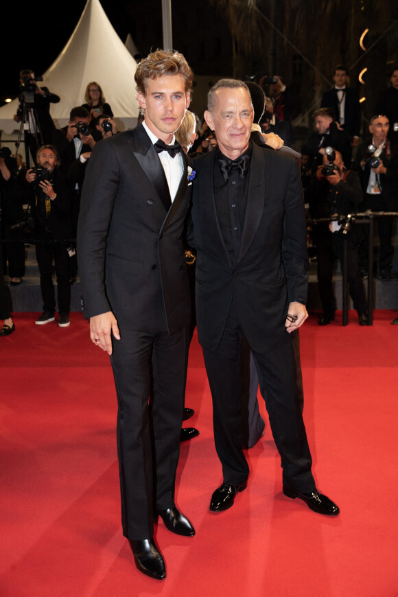 Baz Luhrmann, Austin Butler - Descente des marches du film " Elvis " lors du 75ème Festival International du Film de Cannes, le 25 mai 2022. © Cyril Moreau / Bestimage 