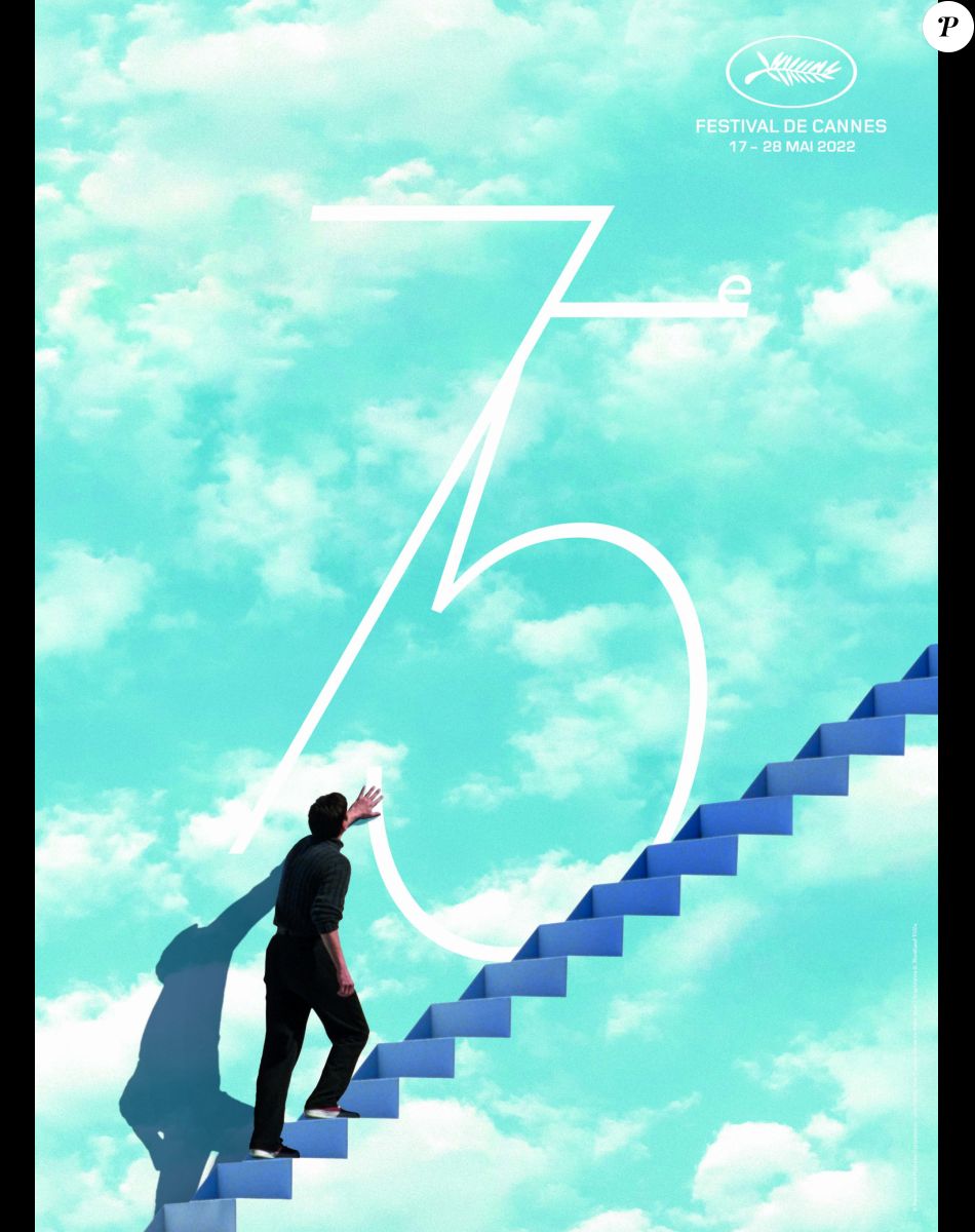 Affiche officielle du 75e Festival de Cannes - 17 mai au 28 mai 2022