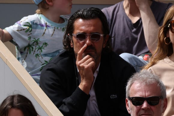 Thierry Louis Joseph Guibert en tribunes lors des Internationaux de France de tennis de Roland Garros à Paris, France, le 26 mai 2022. 