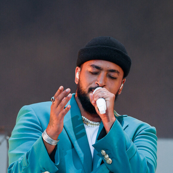 Info - Le chanteur Slimane annonce être devenu papa d'une petite fille prématurée - Francofolies 2021 - La Rochelle - 10 07 2021 - Vitaa et Slimane