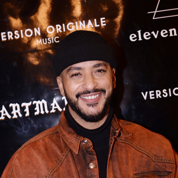 Exclusif - Slimane - Eleven Paris présente "Artmakers" aux Salons Hoche à Paris le 27 novembre 2019. Elevenparis présente une nouvelle collaboration avec le styliste A. Travia, une collection de vêtements à l'esprit rock baptisée Artmakers. © Rachid Bellak/Bestimage 