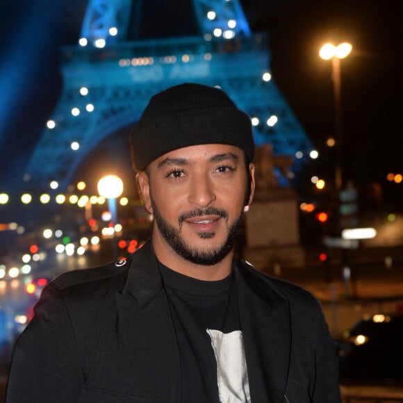 Exclusif - Slimane - Backstage du concert anniversaire des 130 ans de la Tour Eiffel à Paris, qui sera diffusé le 26 octobre sur France 2. Le 2 octobre 2019. © Perusseau-Veeren/ Bestimage 