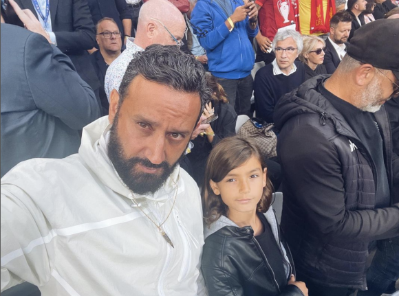 Cyril Hanouna au stade de France pour la finale de la Ligue des Champions avec son fils Lino - Instagram