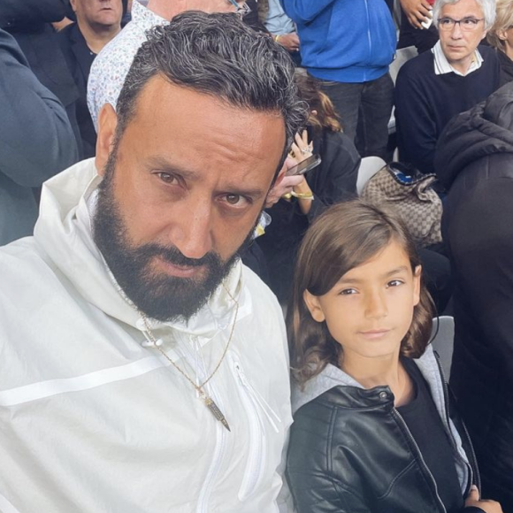 Cyril Hanouna au stade de France pour la finale de la Ligue des Champions avec son fils Lino - Instagram