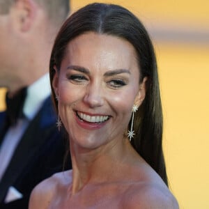 Le prince William, duc de Cambridge, et Catherine (Kate) Middleton, duchesse de Cambridge, à la première du film "Top Gun: Maverick" au cinéma Odeon, Leicester Square à Londres, le 19 mai 2022. 