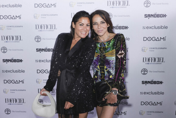 Exclusif - Leslie Benaroch, Sandra Sisley - Soirée "Let's Mint the Party" sur la plage de l'hôtel Martinez lors du 75e Festival de Cannes, le 26 mai 2022. © Jack Tribeca / Bestimage