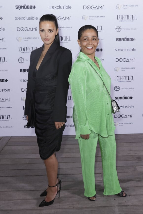 Exclusif - Maeva Bezzioune (Maé Paris), Soraya Mezziane - Soirée "Let's Mint the Party" sur la plage de l'hôtel Martinez lors du 75e Festival de Cannes, le 26 mai 2022. © Jack Tribeca / Bestimage