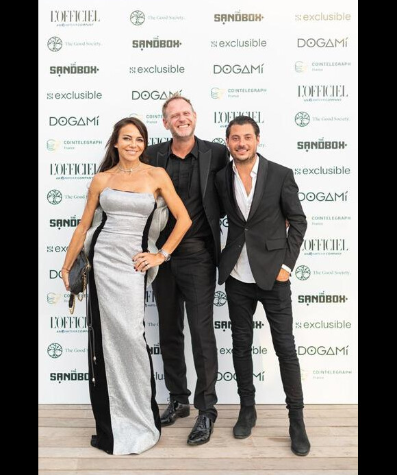 Sandra Sisley, Marc Stievenard & Sammy Lamboley - Soirée "Let's Mint the Party" sur la plage de l'hôtel Martinez lors du 75e Festival de Cannes, le 26 mai 2022. © Bestimage