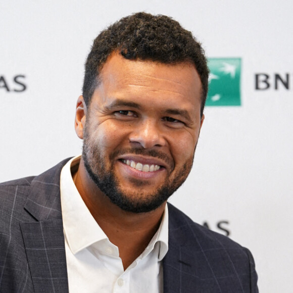 Jo-Wilfried Tsonga, Parrain de la Team BNP Paribas Jeunes Talents lors de la conference de presse Team BNP Paribas Jeunes Talents lors des Internationaux de France de Tennis de Roland Garros, à Paris, France, le 28 mai 2022. © Lia Mancini/Panoramic/Bestimage