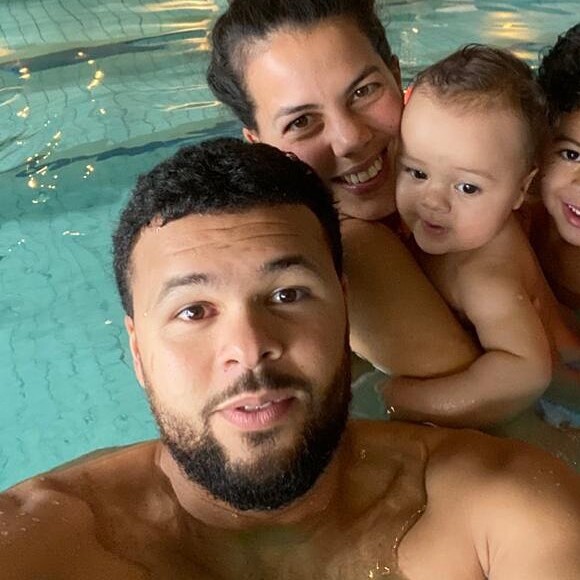 Jo-Wilfried Tsonga et sa famille.