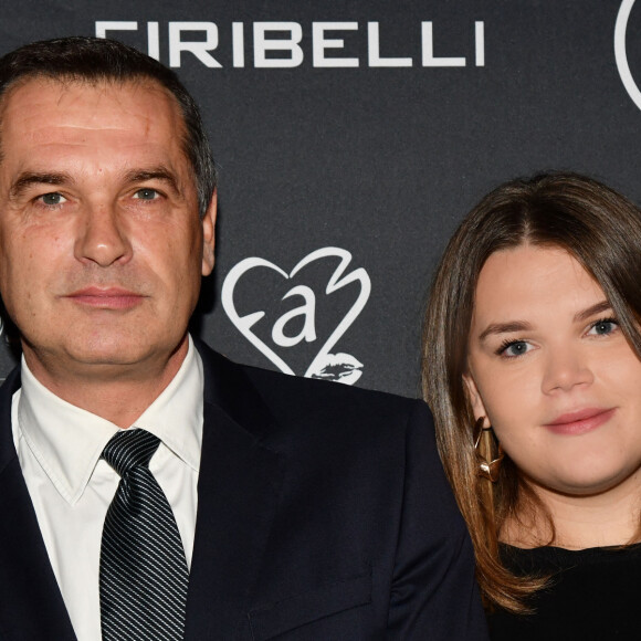 Jean Raymond Gottlieb et sa fille Camille, la fille qu'il a eu avec la princesse Stéphanie de Monaco, durant la présentation officielle de l'association "Be Safe" dont la présidente est Camille Gottlieb au MK sur le port de Monaco le 10 novembre 2018. © Bruno Bebert / Bestimage
